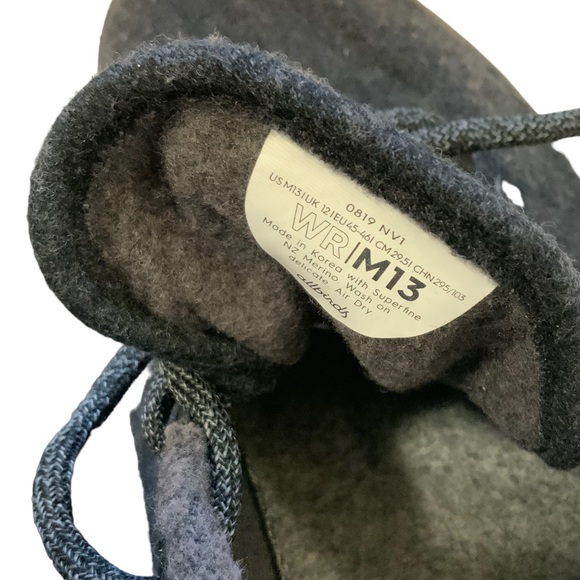 allbirds Men's Charcoal Grey Wool Runners sz 13 - Picture 7 of 9